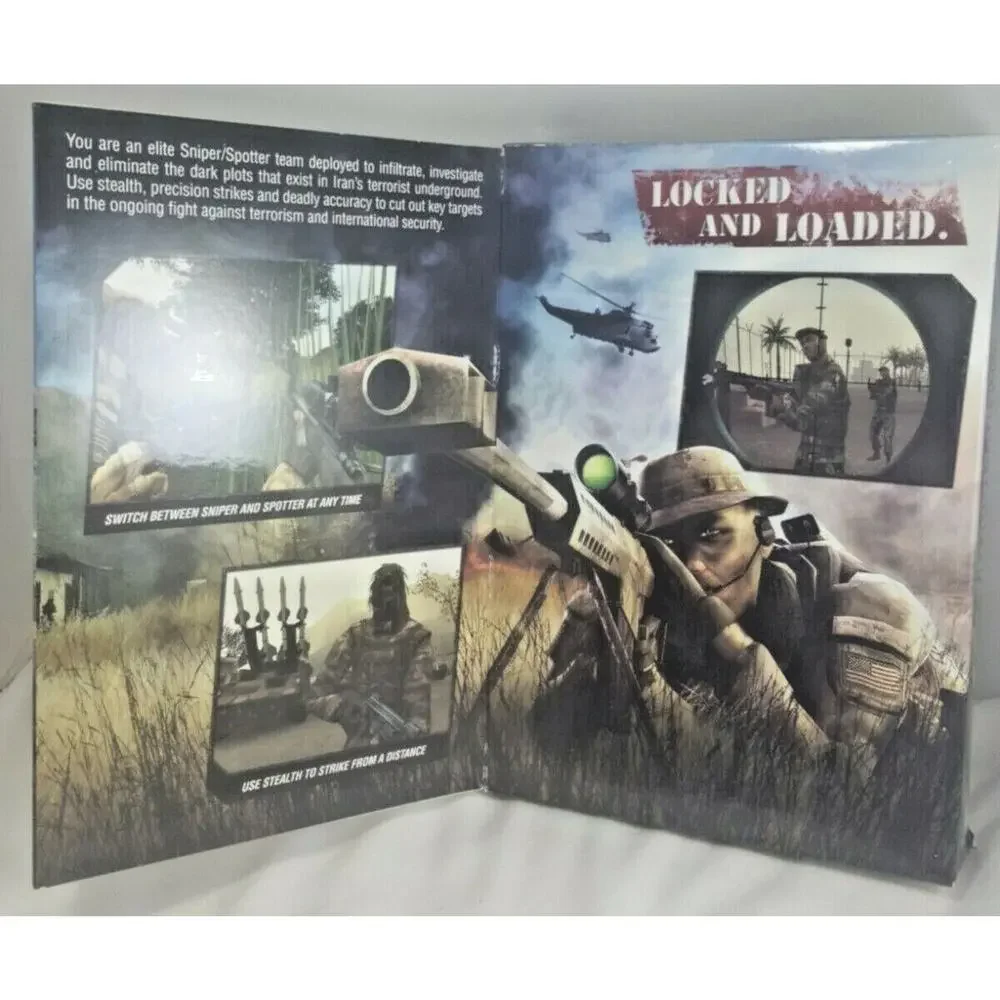 Marine Sharpshooter 3 PC Cd Rom Shooting Gun Military Game 2007 Mature